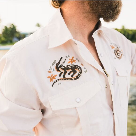 Howler Brothers Gator Gaucho Snapshirt - NWOT - Picture 5 of 12